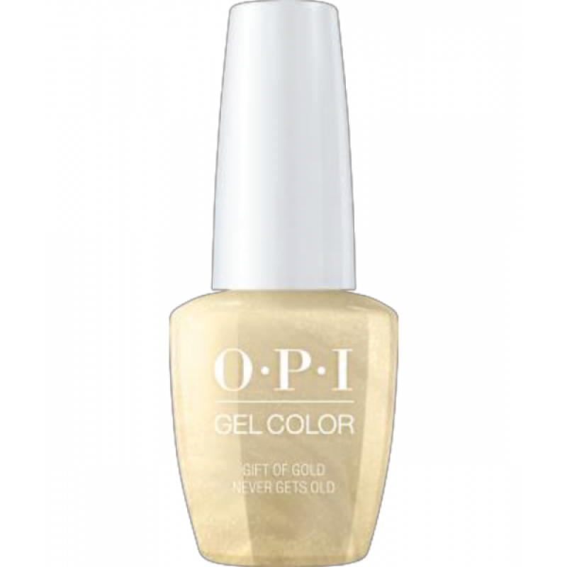 OPI GEL COLOR – Gift of Gold Never Gets Old (Love OPI, XOXO Collection) HPJ12